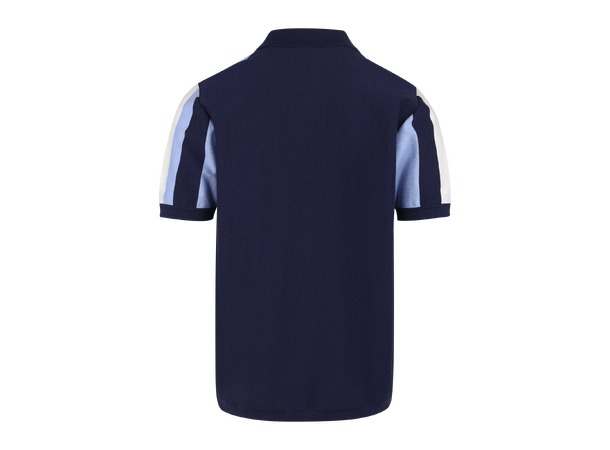 Romain Pique Navy multi M Knitted polo pique 