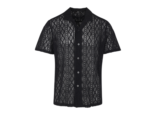 Valentino SS Shirt Black M Crochet SS shirt 