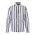 Folke LS Shirt Navy M Striped linen LS shirt 
