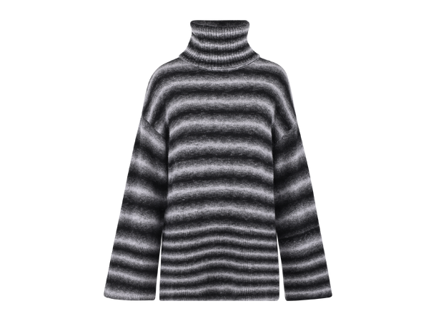 Axxa Turtleneck Black Multi M Gradient turtle neck 
