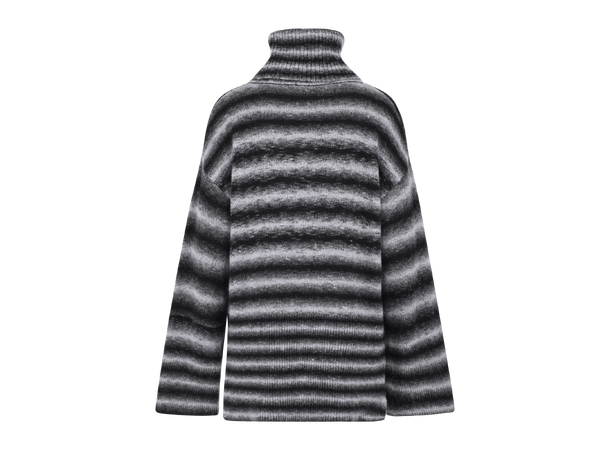 Axxa Turtleneck Black Multi M Gradient turtle neck 