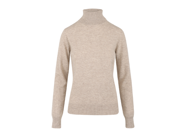 Bailey Turtleneck Light Sand M Merino turtleneck 