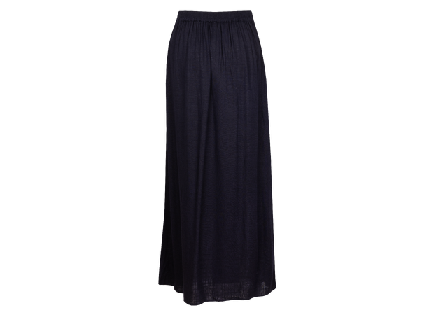 Bekky Skirt Navy M Linen/Viscose maxi skirt 