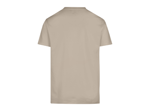 Bruno V-neck Tee Light Sand XL Organic cotton V-neck t-shirt 
