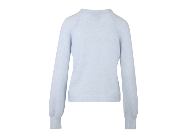 Cassandra Sweater Light Blue M Soft detailed sweater 