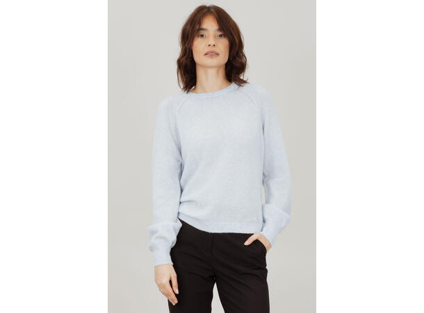 Cassandra Sweater Light Blue M Soft detailed sweater 