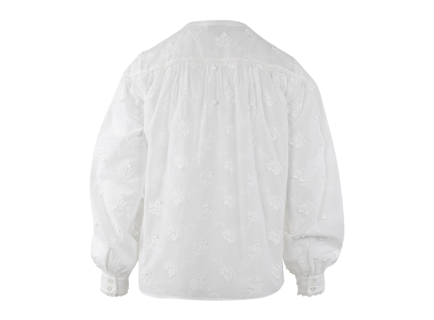 Chanel Shirt White S 3D embroidery shirt 