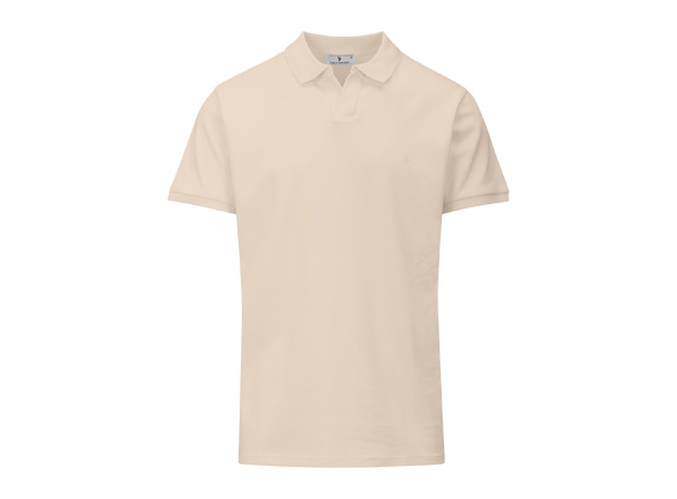 Dani SS Pique Light Sand M Interlock SS polo pique 