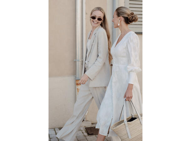 Halima Blazer Sand M Linen blazer 