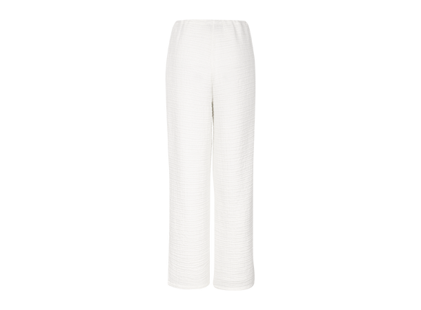 Hamisi Pants White XS Cotton gauze wide pants 