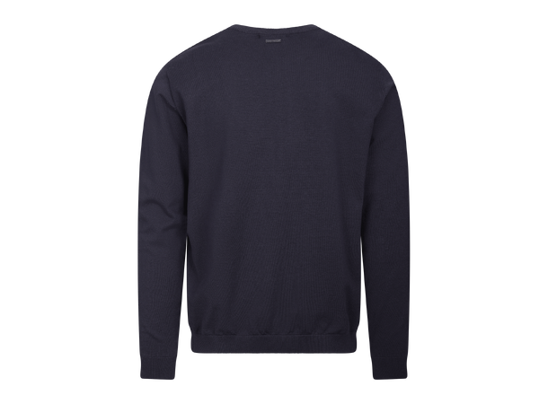 Jake Sweater Dark Navy L Basic knit sweater 