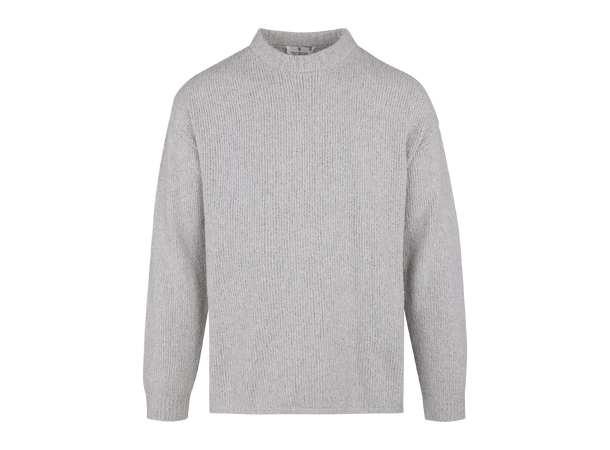 Jaques Sweater Light grey L Teddy soft knit sweater 