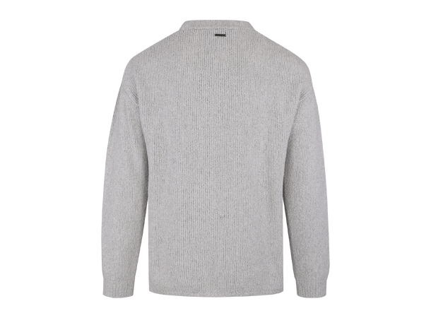 Jaques Sweater Light grey L Teddy soft knit sweater 