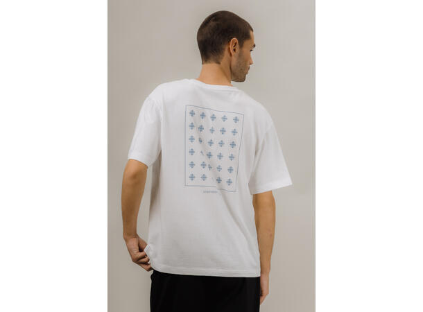 Northern Tee White Square M Graphic print tee 