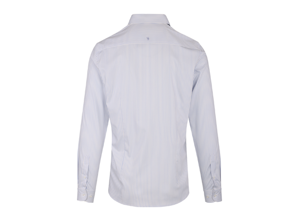 Obazi Shirt White/Pale Blue XL Striped Bamboo viscose shirt 
