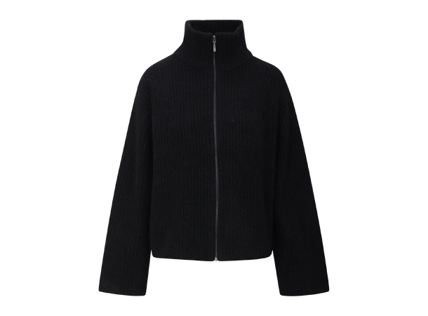 Pandora Cardigan Black XL Mohair zip wool cardigan 