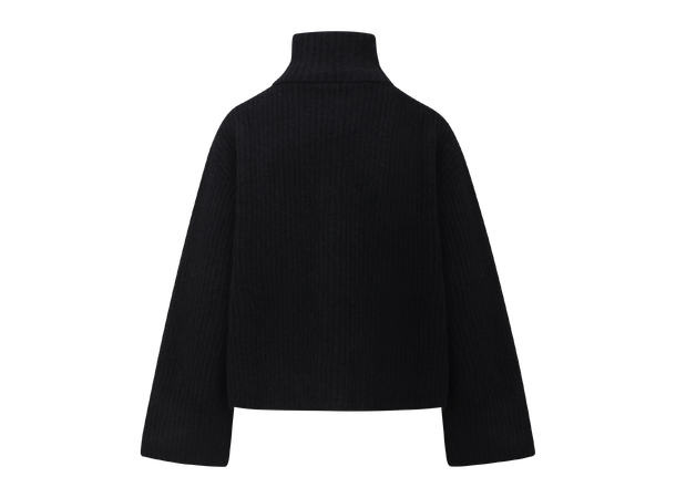 Pandora Cardigan Black XL Mohair zip wool cardigan 