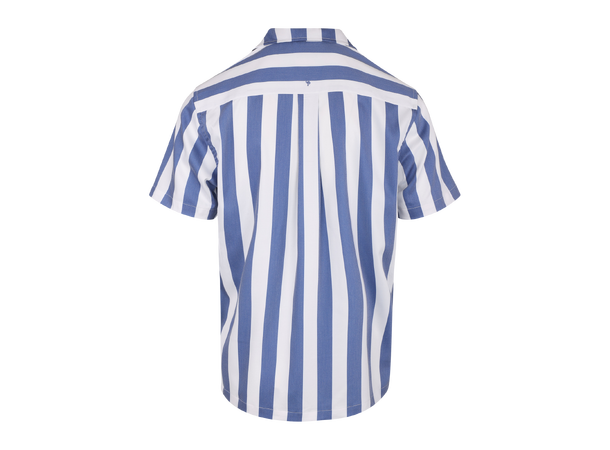 Rodrigo SS Shirt Mid blue M Block striped SS shirt 