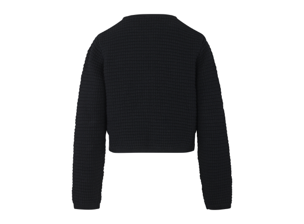 Sienna Cardigan Black M Organic cotton jacket 