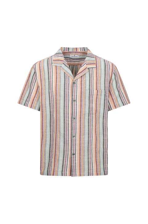 Tristan SS Shirt Cotton stripe SS Shirt