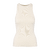 Aili Top Sand M Rib tank top 