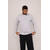 Adebayo Sweater Light Grey Melange M Merino knit polo pique 