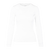 Bibi Top LS White M Organic LS rib top 