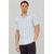 Folke SS Shirt Light Blue L Striped linen SS shirt 