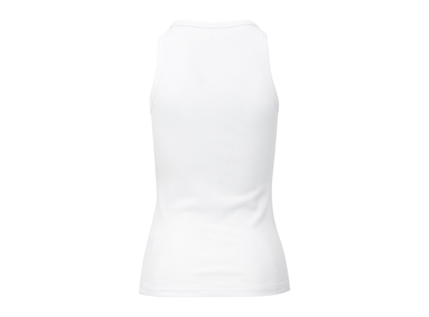 Aili Top White M Rib tank top 