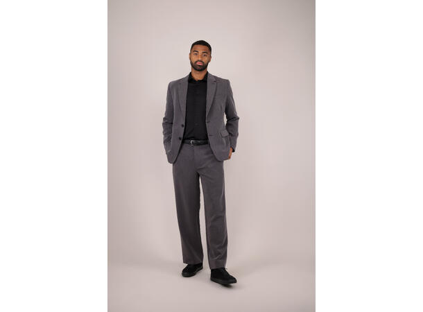 Alec Pants Charcoal M Wide stretch pants 