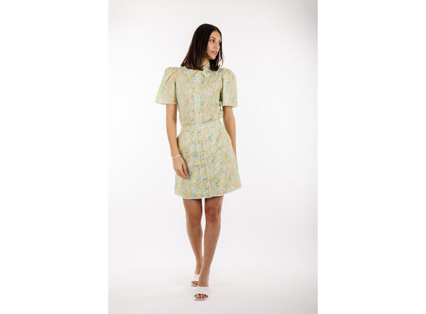 Amrita SS Shirt Yellow AOP S SS print blouse 