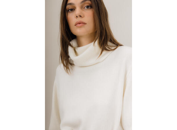 Arwyn SS Turtleneck Cream S Chunky ss merino turtleneck 