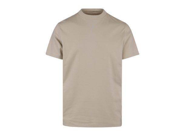Bruno Tee Light Sand L Organic cotton mock neck 