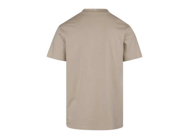 Bruno Tee Light Sand L Organic cotton mock neck 