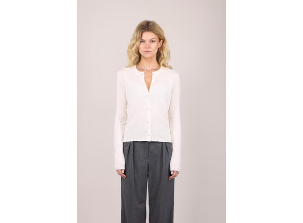 Candi Cardigan Cream XS Short merino wool cardigan 