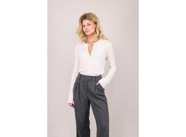 Candi Cardigan Cream XS Short merino wool cardigan 