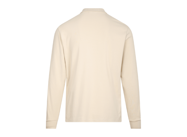 Denis LS Pique Light sand M Interlock LS polo pique 
