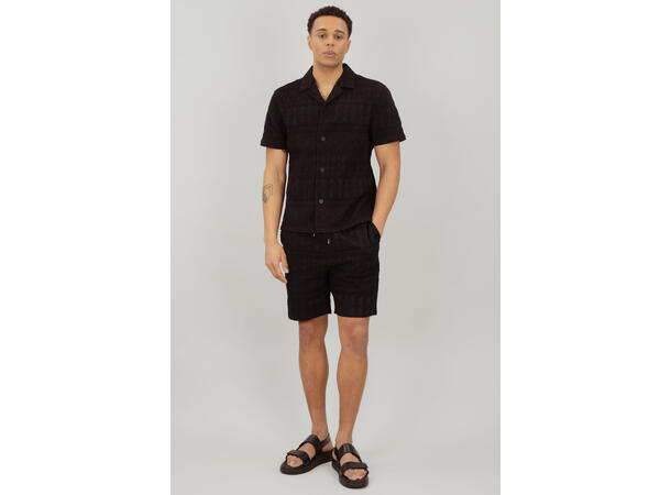 Gerard Shorts Black L Cotton structure shorts 