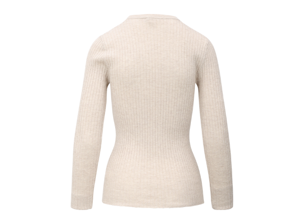 Mari LS Top Minted S Merino LS rib sweater 