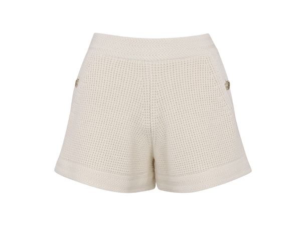 Nadia Shorts Cream XL Cotton knit shorts 