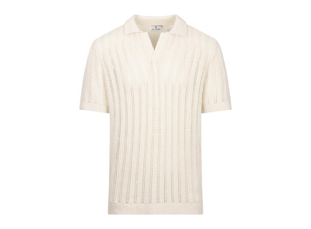 Perez Pique Cream XL Heavy knit pointelle pique 