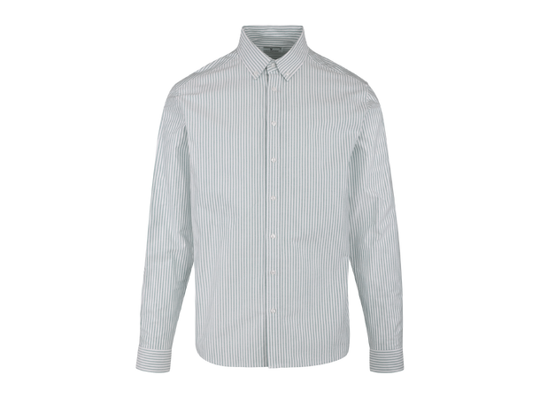Solari LS Shirt Green M Cotton stripe oxford LS shirt 