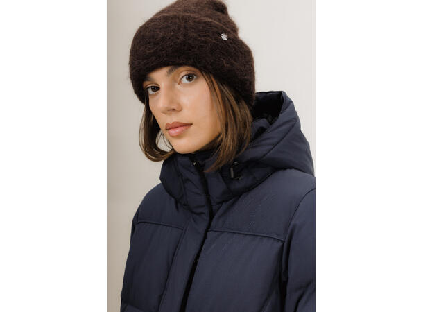 Aba Rib beanie Chocolate Brown One Size Fury fluffy ribbed beanie 