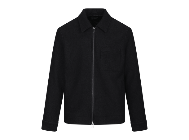 Dax Jacket Black L Boiled wool jacket 