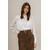 Leiden Belt Chocolate brown M Classic suede belt 