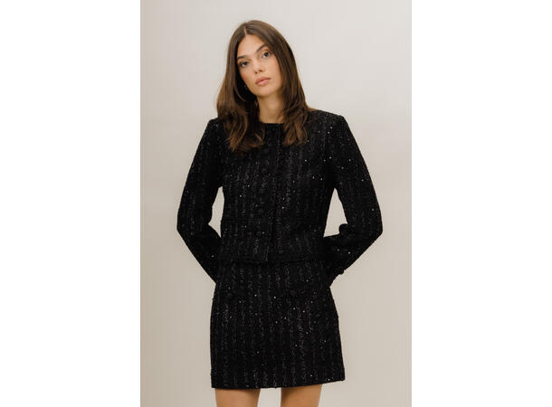Prudence Jacket Black M Glitter jacket 