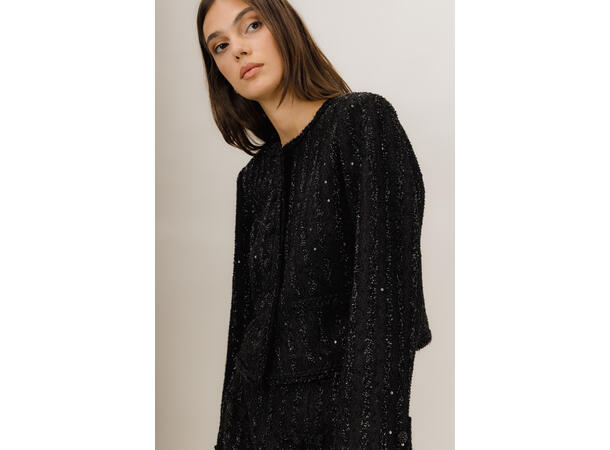 Prudence Jacket Black M Glitter jacket 