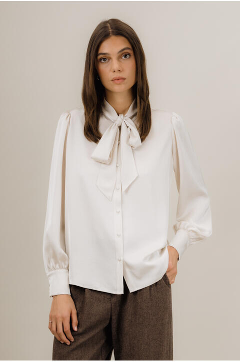 Keryn Blouse Tie-neck blouse