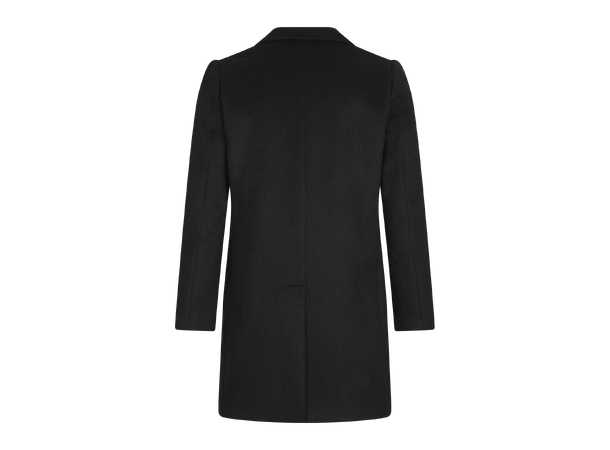 Miles Wool Coat Black M Basic wool coat 