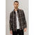 Otis LS Shirt Brown multi L Velour check shirt 